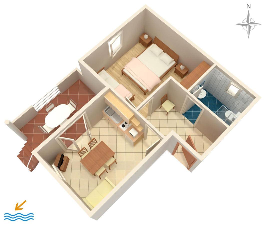 Apartment Vrsi - Mulo 5951A Dış mekan fotoğraf